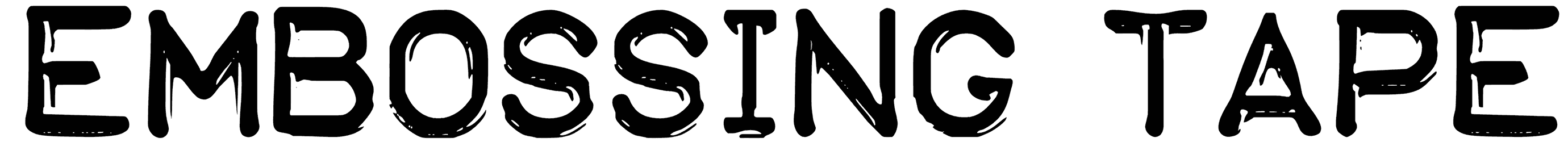 Embossing Tape Font