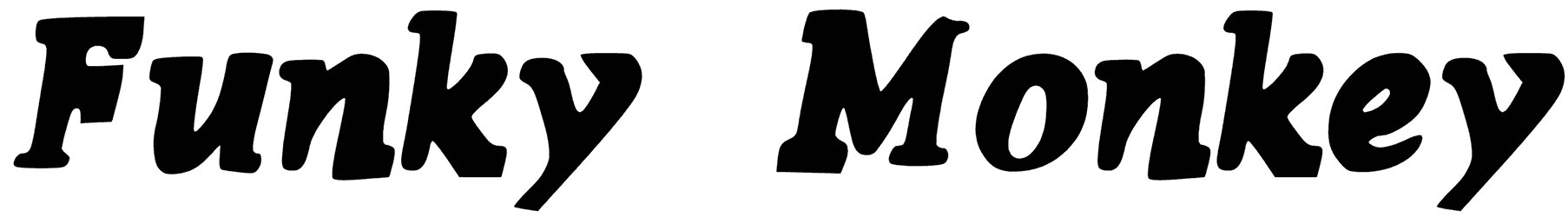 Funky Monkey Font