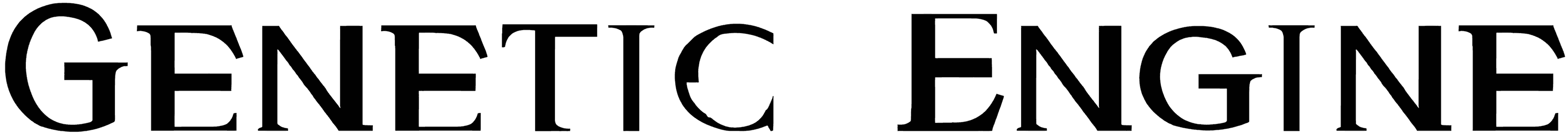 Genetic Engine Font