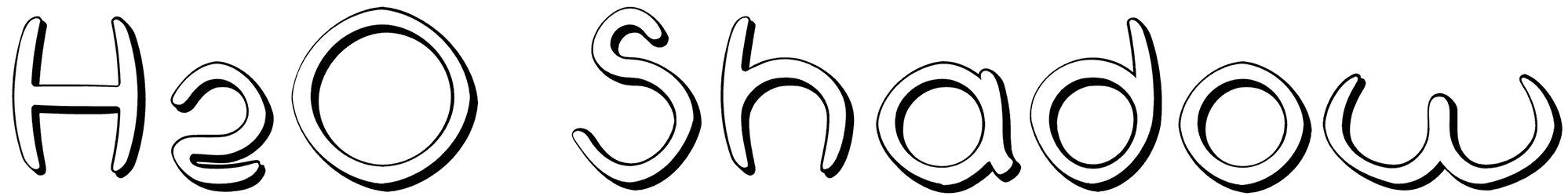 H2O Shadow Font