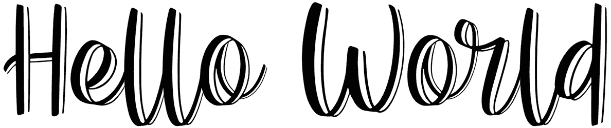 Hello World Font