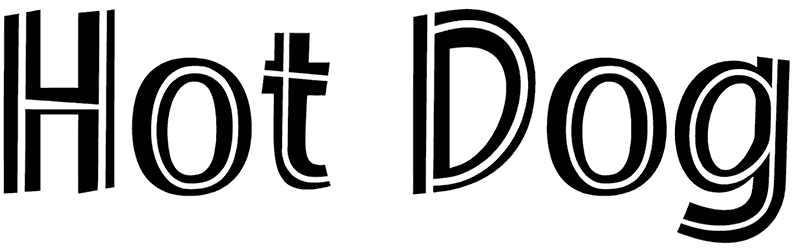 Hot Dog Font