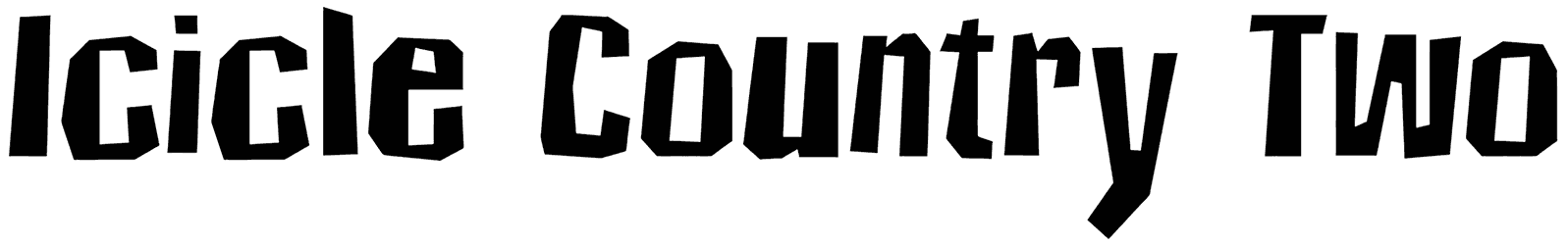 Icicle Country Two Font