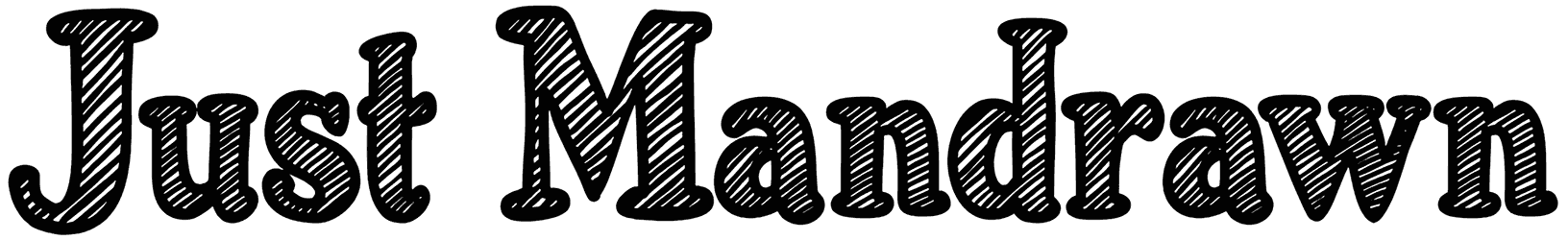 Just Mandrawn Font