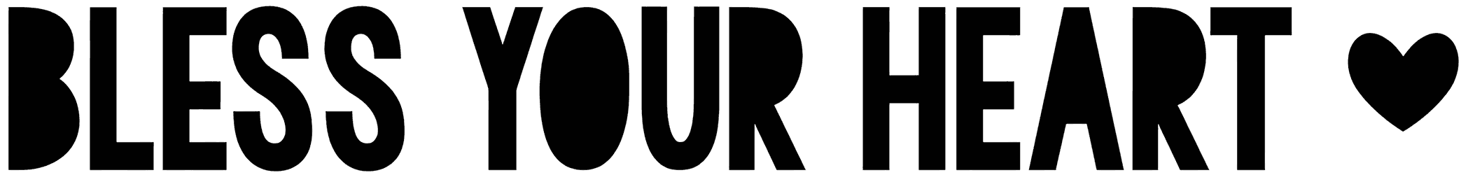KG Bless Your Heart Font