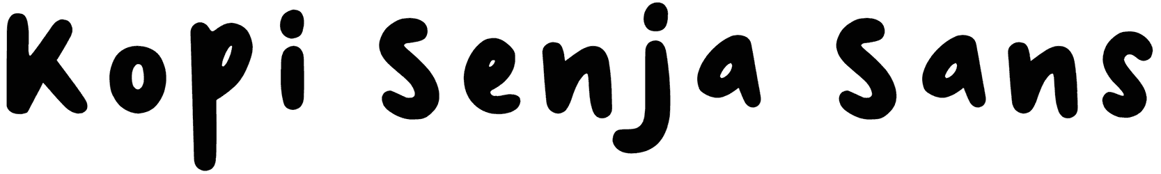 Kopi Senja Sans Font