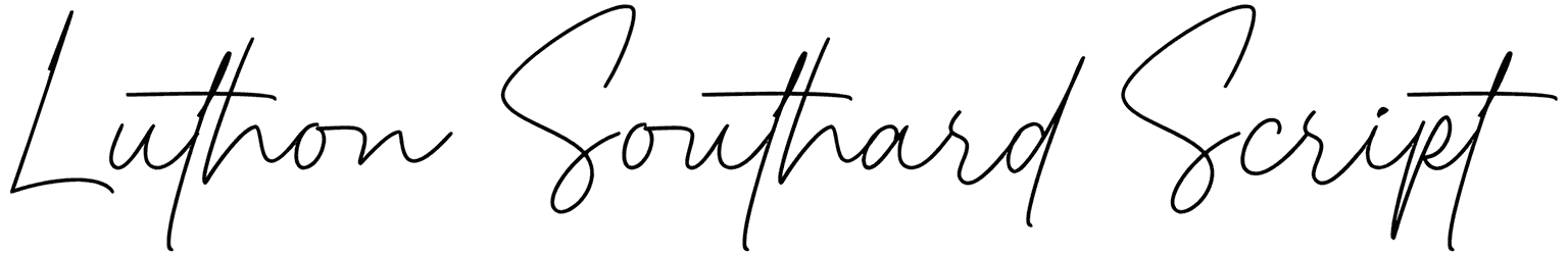 Luthon Southard Script Font