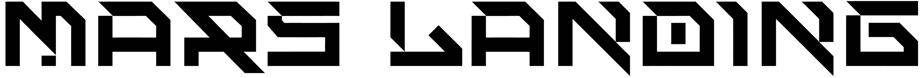 Mars Landing Font