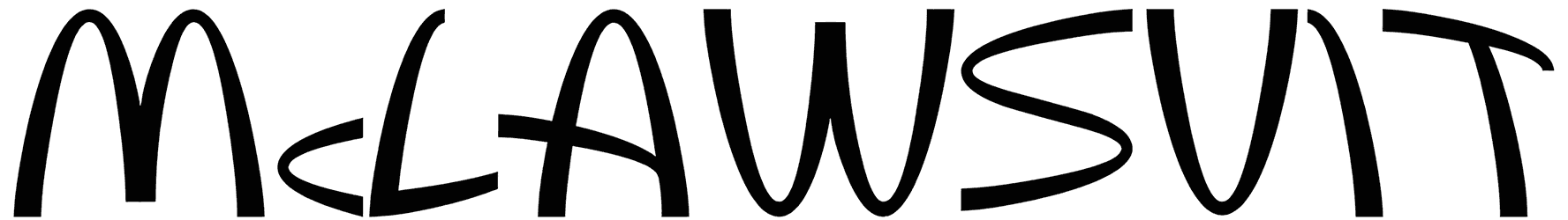 McLawsuit Font