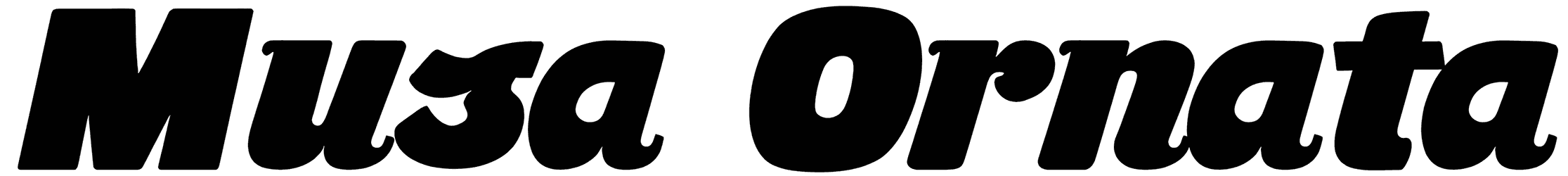 Musa Ornata Font