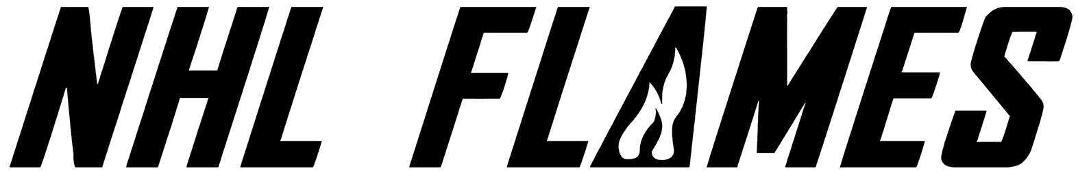 NHL Flames Font