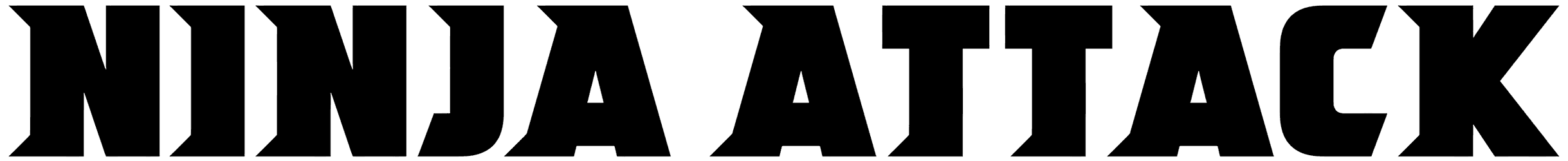 Ninja Attack Font
