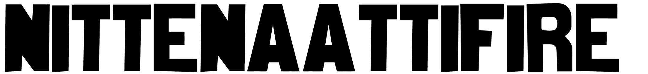 Nittenaattifire Font