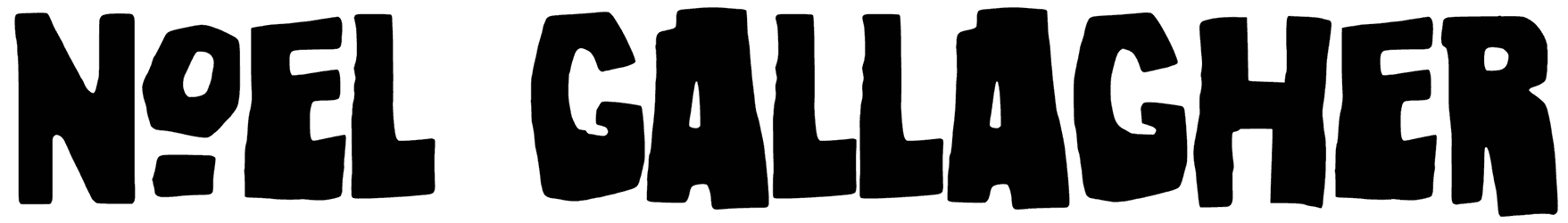 Noel Gallagher Font