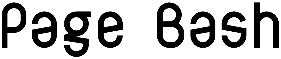 Page Bash Font
