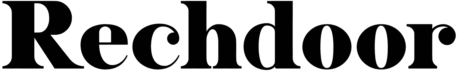 Rechdoor Font