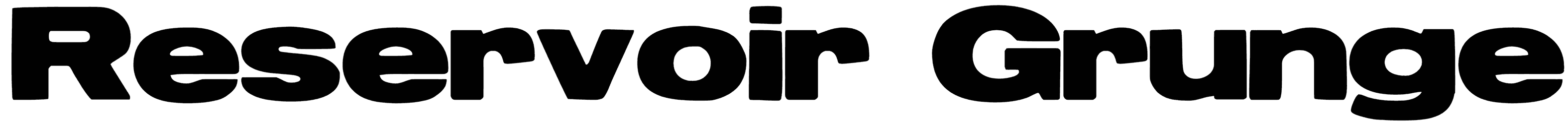 Reservoir Grunge Font