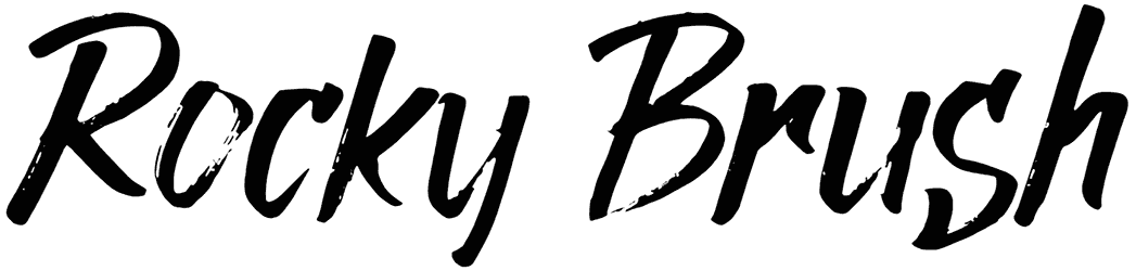 Rocky Brush Font