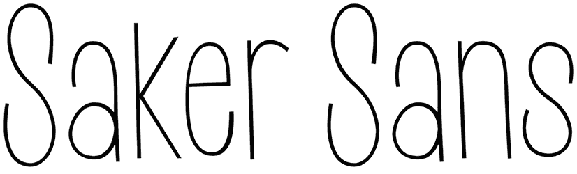 Saker Sans Font