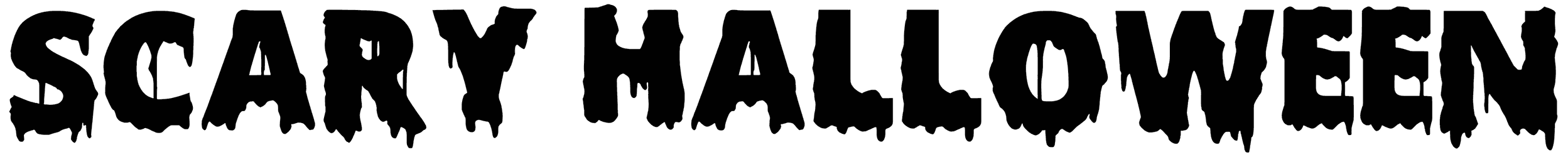 Scary Halloween Font
