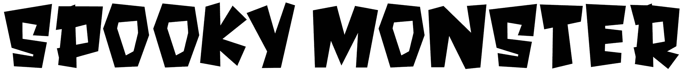 Spooky Monster Font