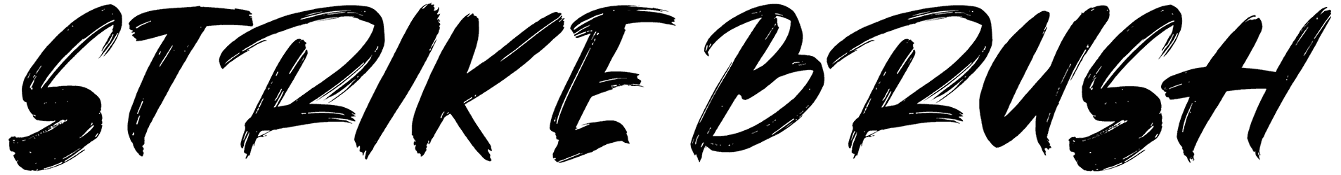 Strike Brush Font