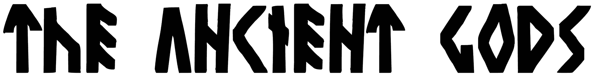 The Ancient Gods Font