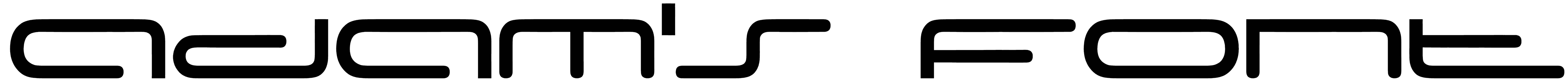 Adams Font