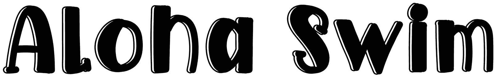 Aloha Swim Font