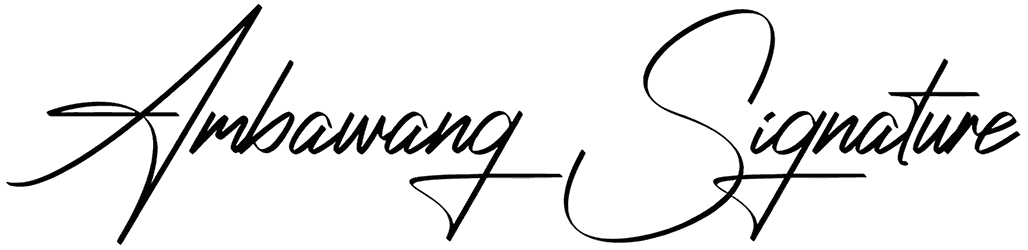 Ambawang Signature Font