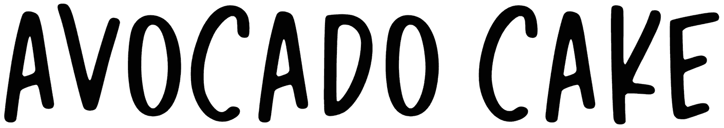 Avocado Cake Font