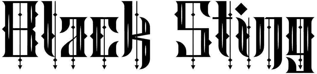 Black Sting Font