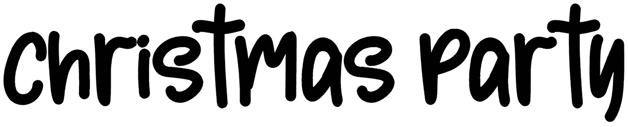 Christmas Party Font