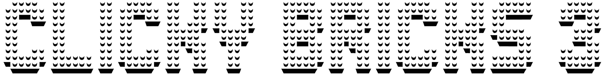 Clicky Bricks 3 Font