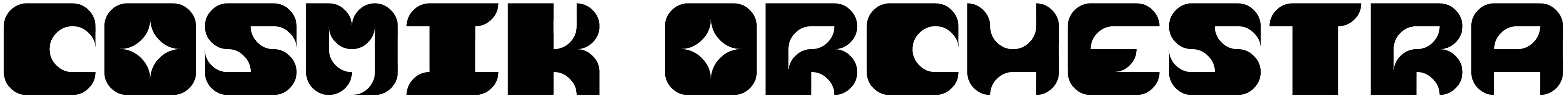 Cosmik Orchestra Font