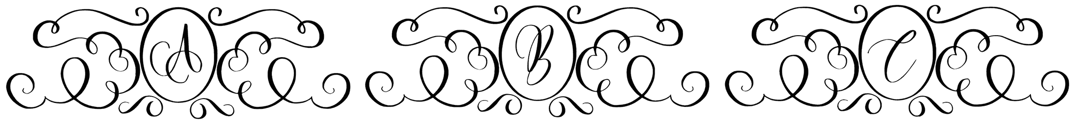 Decorative Monogram Font Free Download | Resource Boy