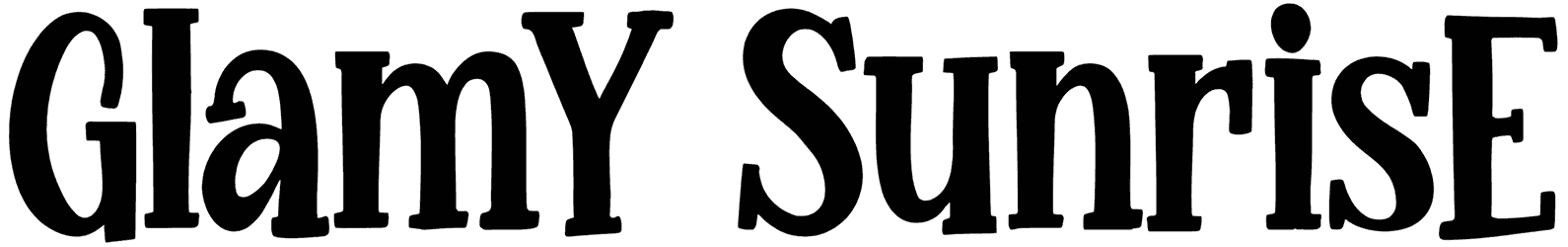 Glamy Sunrise Font
