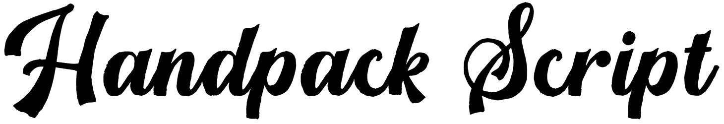 Handpack Script Font