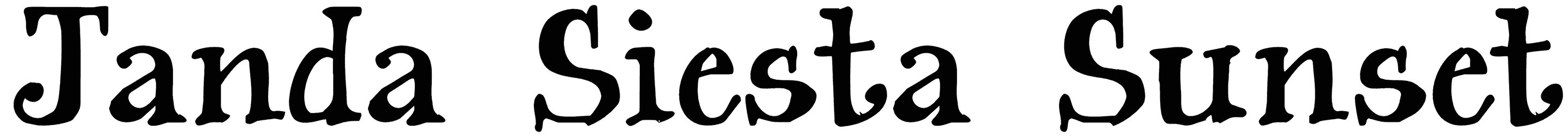 Janda Siesta Sunset Font