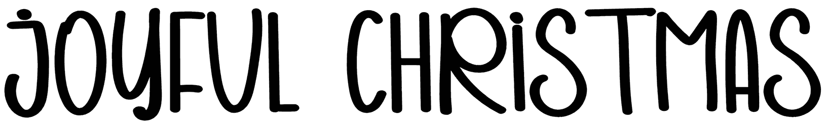 Joyful Christmas Font