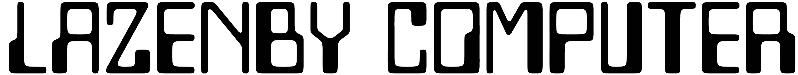 Lazenby Computer Font