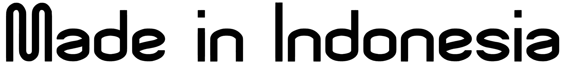 Made In Indonesia Font