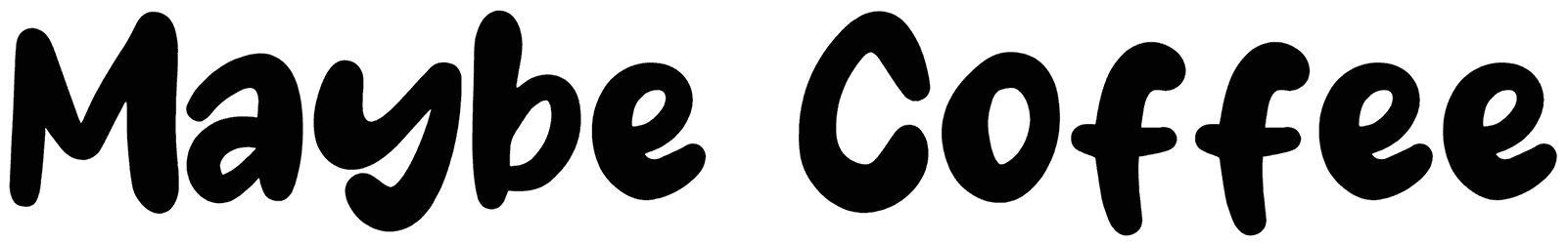 Maybe Coffee Font