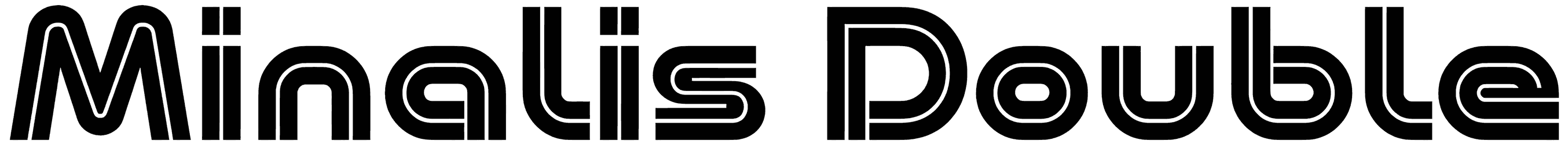 Minalis Double Font
