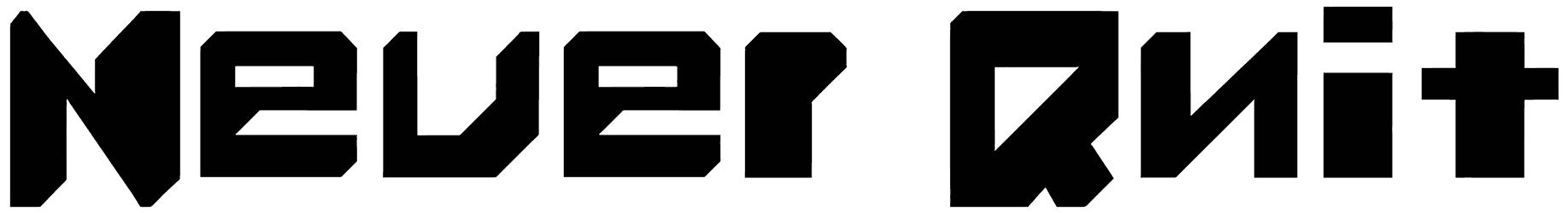 Never Quit Font