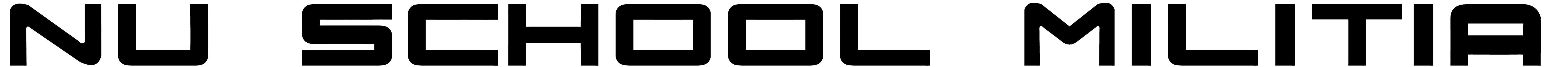 Nu School Militia Font