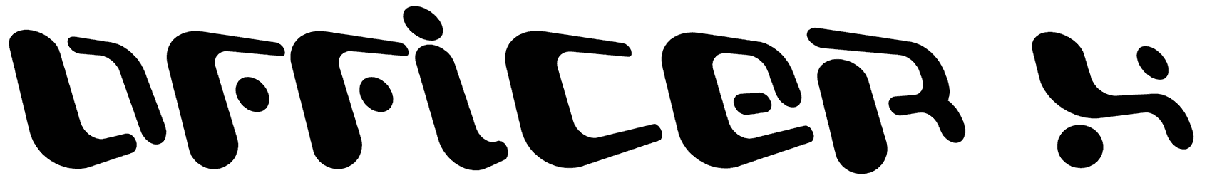 Officer X Font