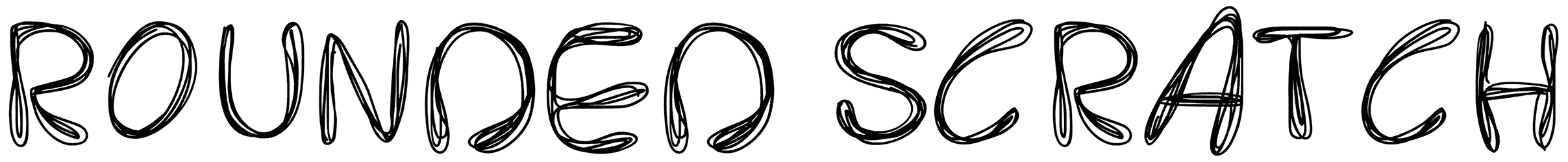 PW Rounded Scratch Font