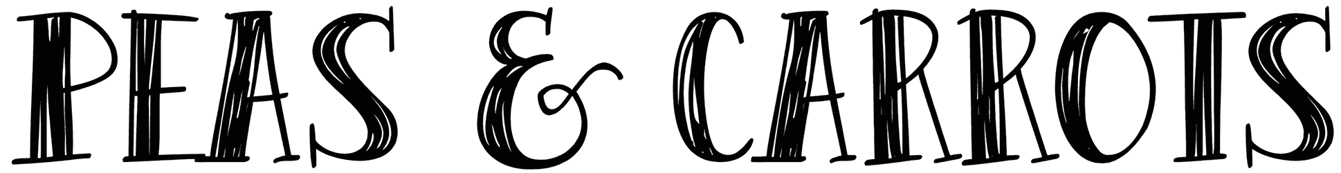 Peas Carrots Font