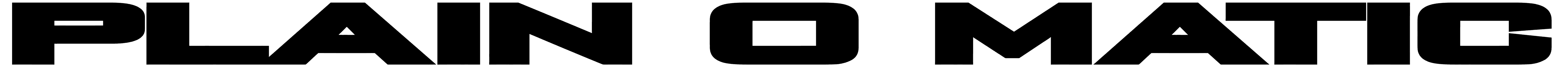 Plain O Matic Font
